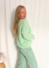 Afbeelding in Gallery-weergave laden, Flower Button Cardigan - mint
