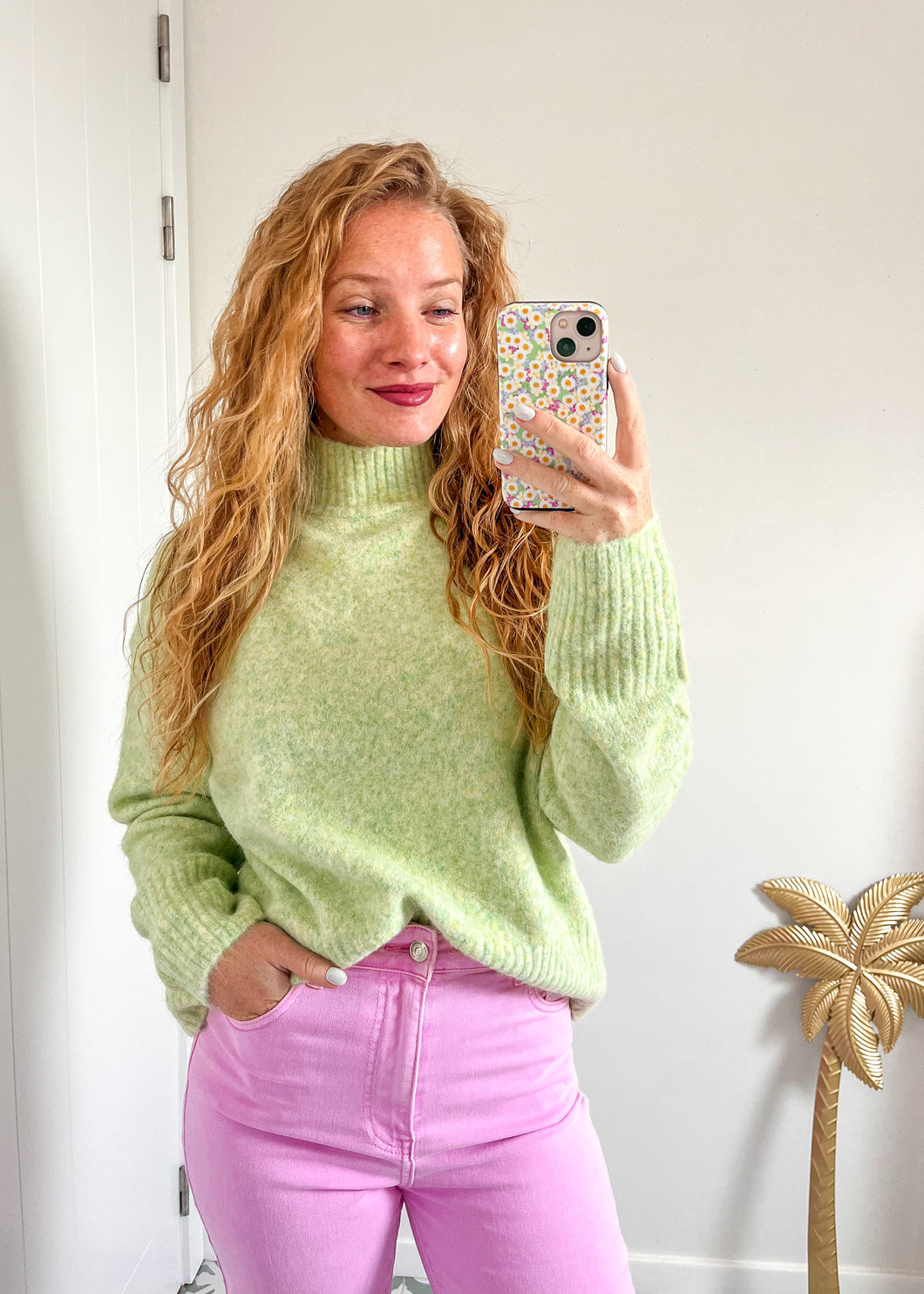 Super Soft Turtleneck Sweater - green