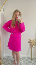 Video laden en afspelen in Gallery-weergave, Vivienne Set - fuchsia
