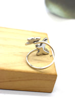 Afbeelding in Gallery-weergave laden, Double Butterfly Ring - silver
